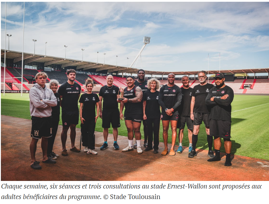 21e Nuit du Rugby : le Stade Toulousain récompensé pour son programme "Sport & Cancer"