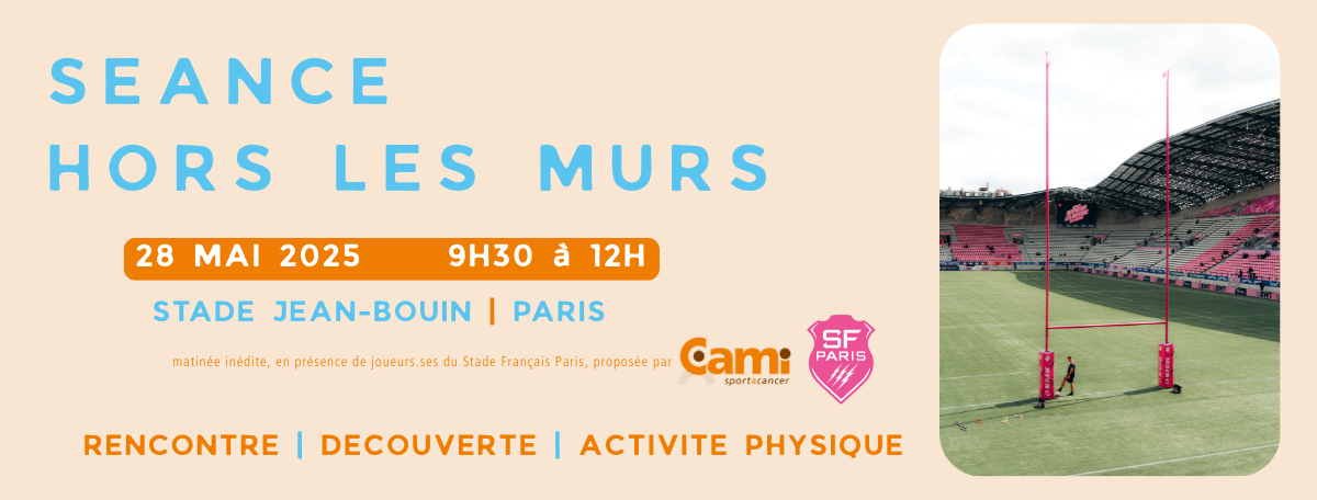 Séance hors les murs CAMI - Stade Jean-Bouin
